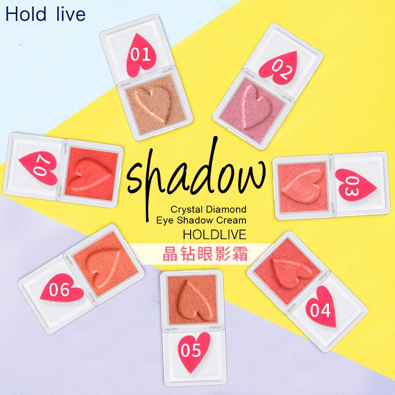 HOLD LIVE (Hàng Mới Về) Phấn Mắt Đơn Sắc Nhiều Màu Sắc Trang Điểm Tiện Dụng