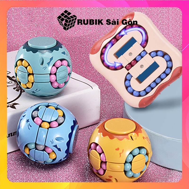 Rubik Biến Thể Hạt Đậu Ma Thuật Spinner Con Quay Rubic Viên Bi Magic Bean Đẹp Xoay Trơn Mượt Đồ Chơi Sáng Tạo