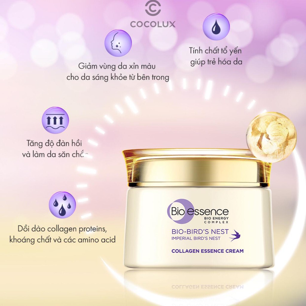 [Công Ty,Tem Phụ] Kem Dưỡng Bio-essence Dưỡng Da Tươi Sáng Căng Mọng -[COCOLUX]