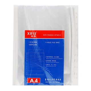 Bìa Lá Lỗ A4( 100 Cái/Xấp)  hàng dày