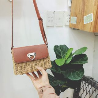 Túi cói hộp