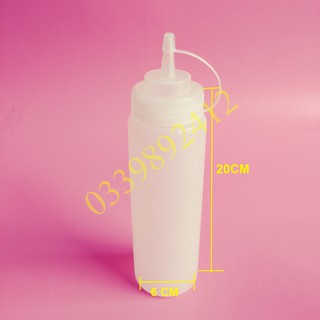 BÌNH NHỰA ĐỰNG NƯỚC SỐT 500ML