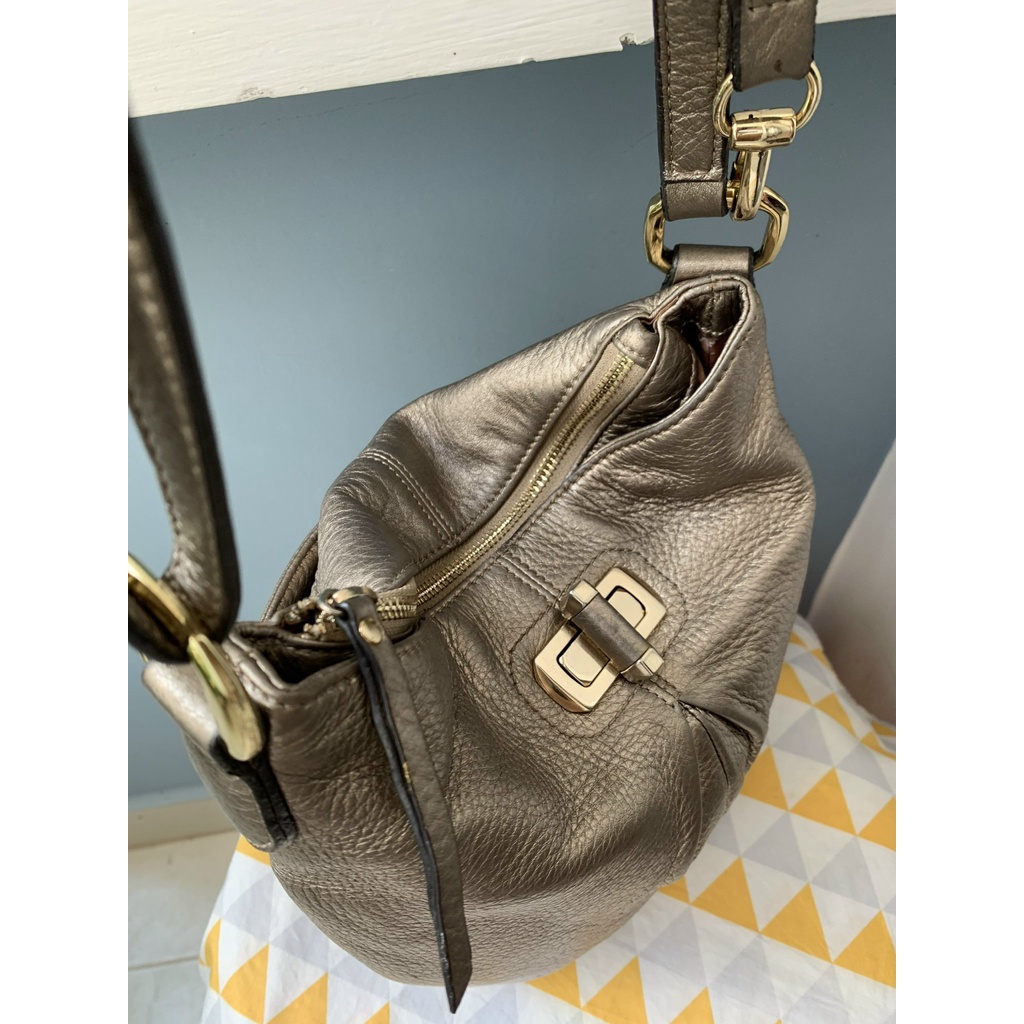 Túi đeo chéo & đeo vai ánh kim hiệu MAKOWSKY