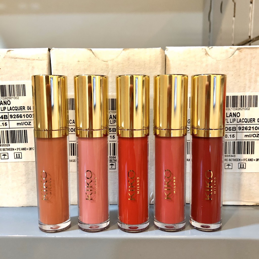 Son Kem Kiko Magical Holiday Vinyl Lip Lacquer Hương Trái Cây, mượt môi, Mềm Môi, không khô môi  Kiko Milano Italy