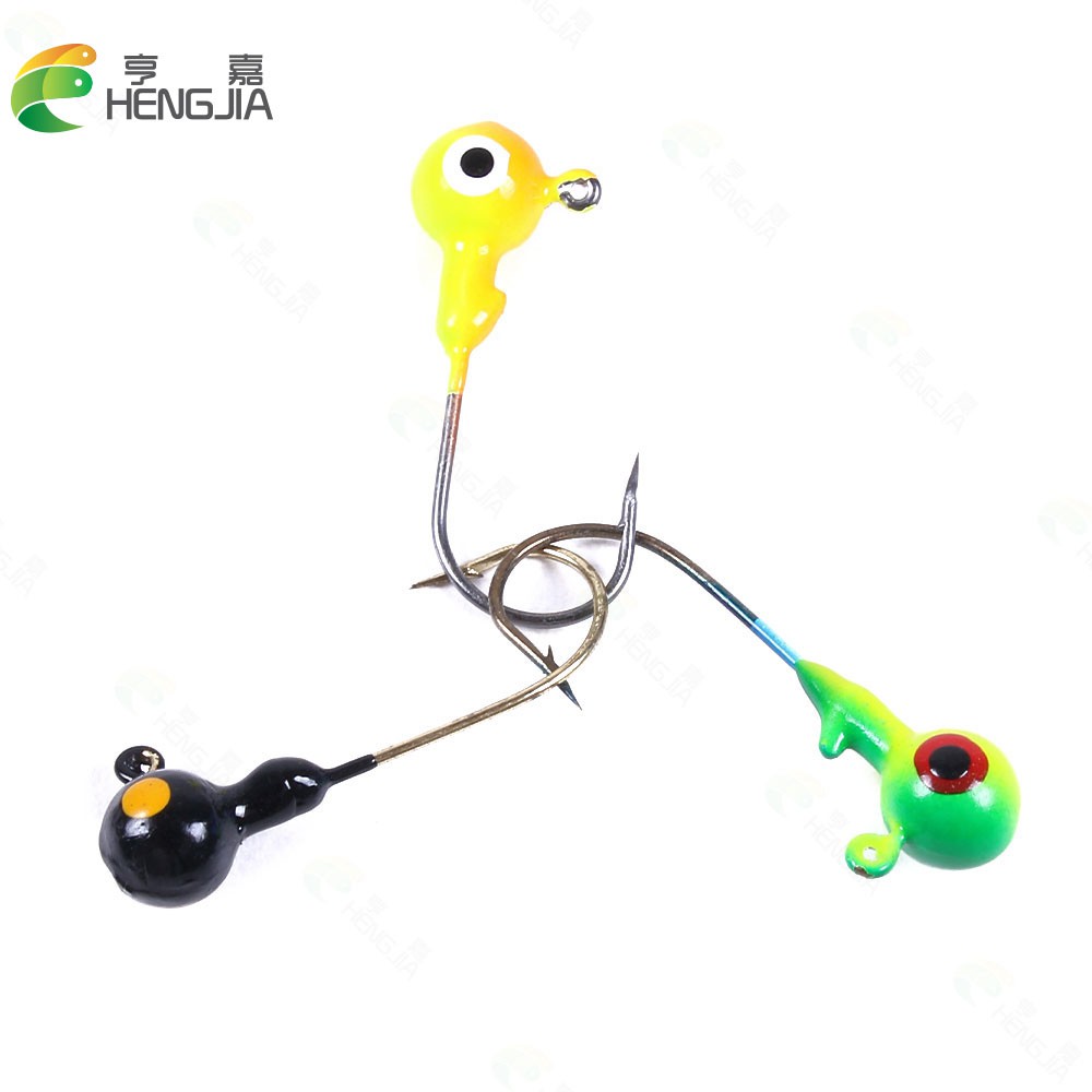 Lưỡi câu Jig Head 3 màu tùy chọn dành cho cần thủ