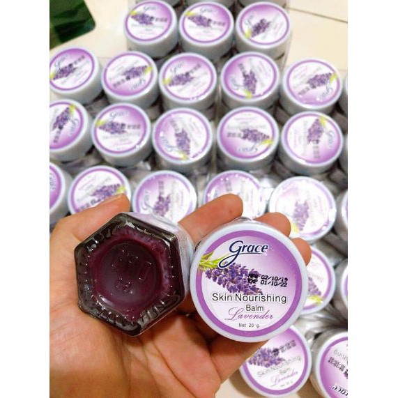 [𝗦𝗔𝗟𝗘]..::✨Dầu Cù Là Giúp Ngủ Ngon Grace Skin Nourishing Balm Lavender Thái Lan «20g»✨::..