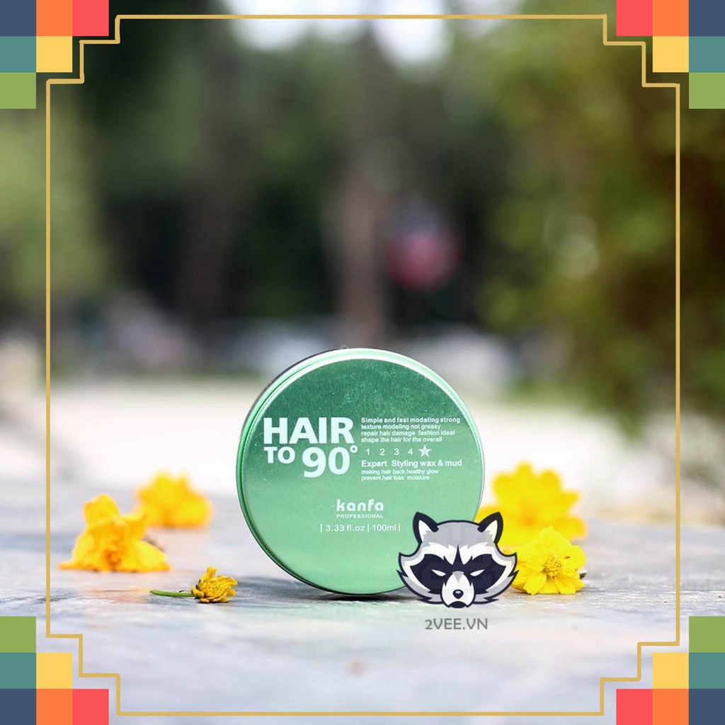 Sáp vuốt tóc Hair To 90 Xanh Kanfa 100ml | Sáp vuốt tóc Kanfa chính hãng
