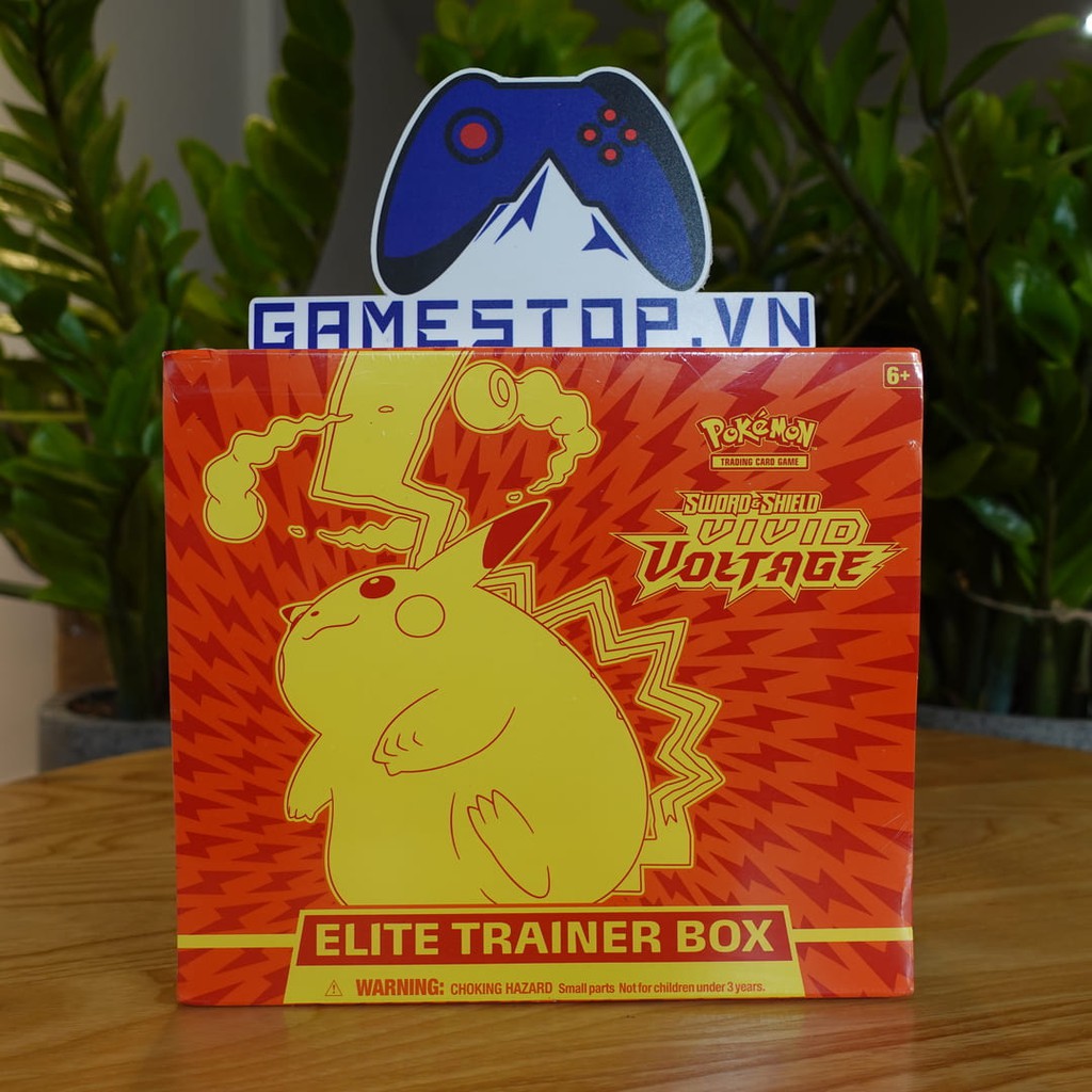 Bài Pokemon TCG Vivid Voltage Elite Trainer Box Pokemon TCG Sword and Shield phiên bản tiếng Anh POKTCGUSETB9
