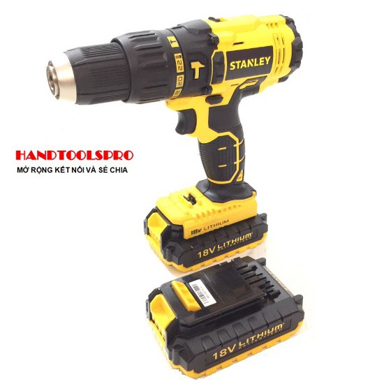 18V Máy khoan vặn vít động lực dùng pin Stanley SCH20C2K