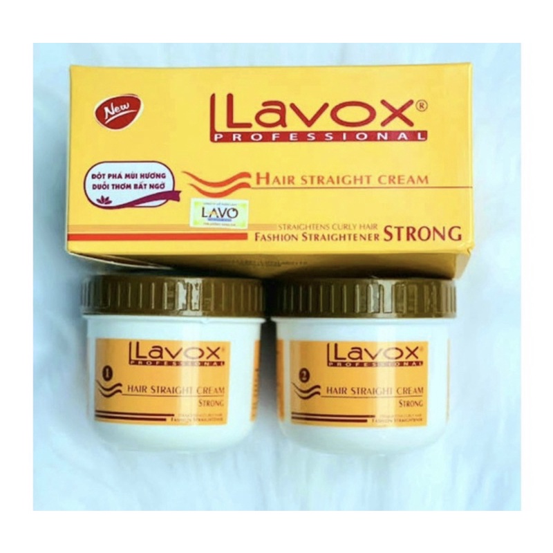Kem duỗi tóc Lavox ⚡️ Đột phá hương thơm ⚡️ 140ml x2. hàng chuẩn giá đẹp