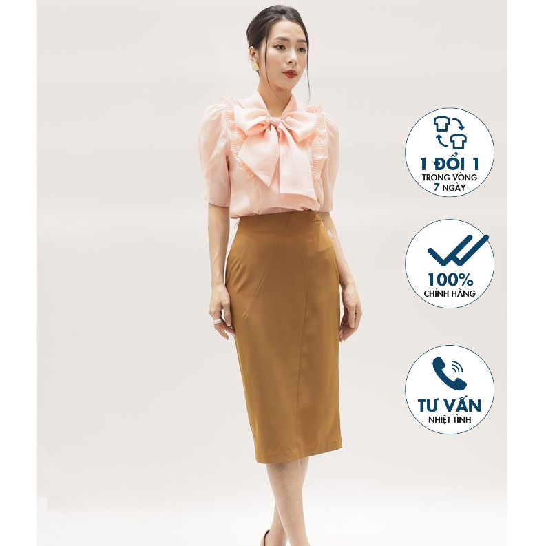 Chân váy ôm bút chì xẻ sau Emspo J1096