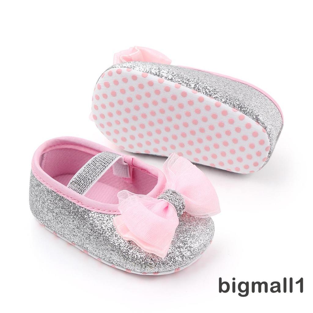 Giày Búp Bê Đế Mềm Chống Trượt Xinh Xắn Dành Cho Bé Gái