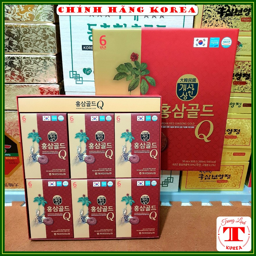 Nước hồng sâm nhung hươu Nonghyup, hộp 30 gói - Hồng sâm hàn quốc chính hãng, tranglinh