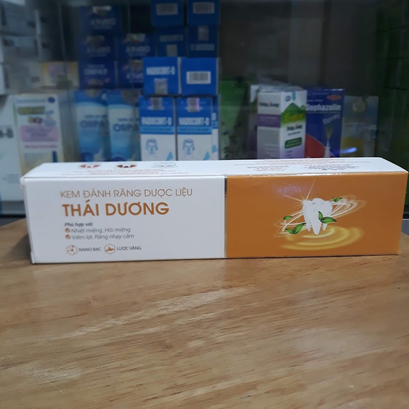 Kem Đánh Răng Dược Liệu Thái Dương 150g - Nhiệt Miệng, Hôi Miệng, Viêm Lợi, Răng Nhạy Cảm