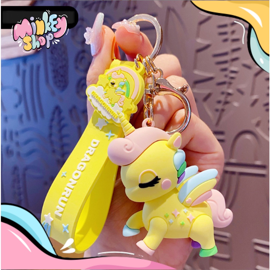Móc Khóa Đẹp Hình Kì Lân DRAGONRUN Cute ,phụ kiện Túi Xách dễ thương -Minkey