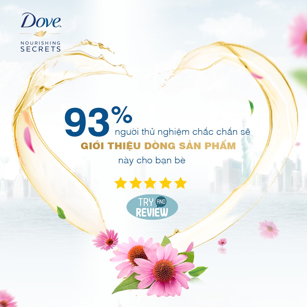 Combo dầu gội 640gr + dầu xả 320gr Dove thiên nhiên Bí quyết ngăn gãy rụng | BigBuy360 - bigbuy360.vn