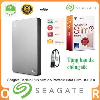 Ổ cứng di động seagate backup plus slim 250gb 320gb 500gb 750gb 1000gb bảo hành 24 tháng 1 đổi 1