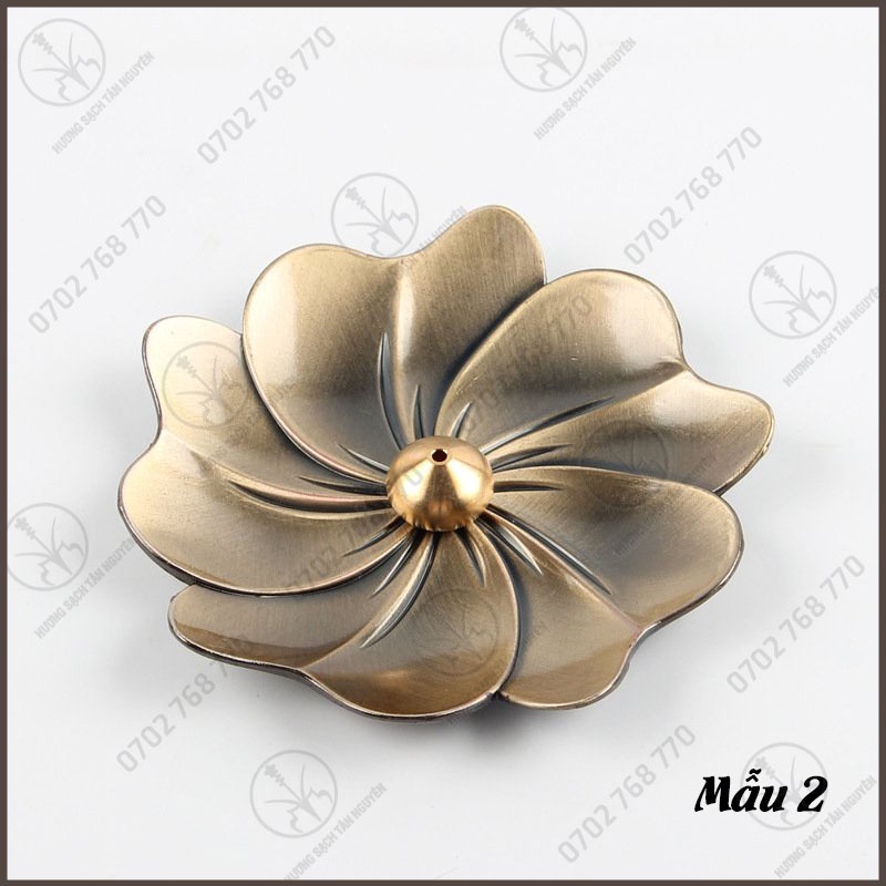 Đế cắm nhang Tân Nguyên, đĩa đựng hương vòng, nhang không tăm được làm bằng chất liệu hợp kim cao cấp