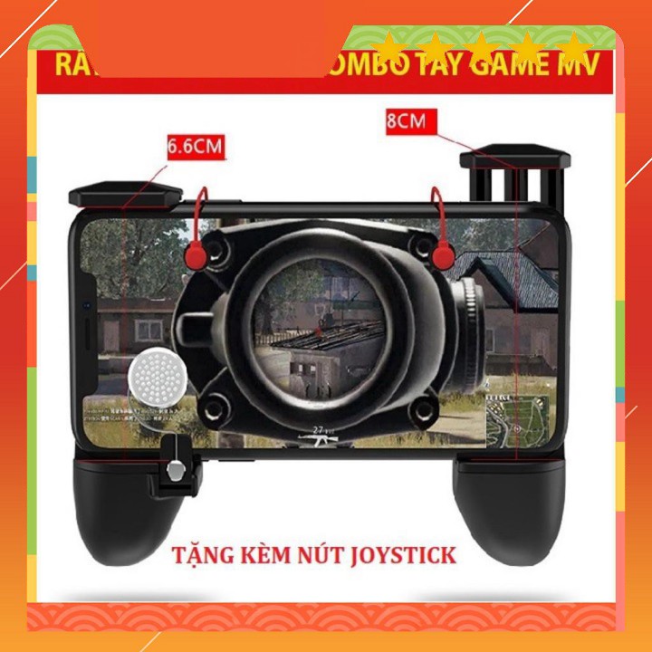 Tay cầm chơi game thông minh mới nhất 2018-Dùng được cho các game online trên mobile.