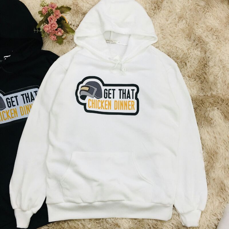 (FREE SHIP)[HOT] Áo HOODIE Pet Pubg CHICKEN DINNER_CHẤT NỈ TÀU SIÊU DÀY&MỀM MỊN_Form Rộng Unisex Nam Nữ Đẹp [SIÊURẺ].