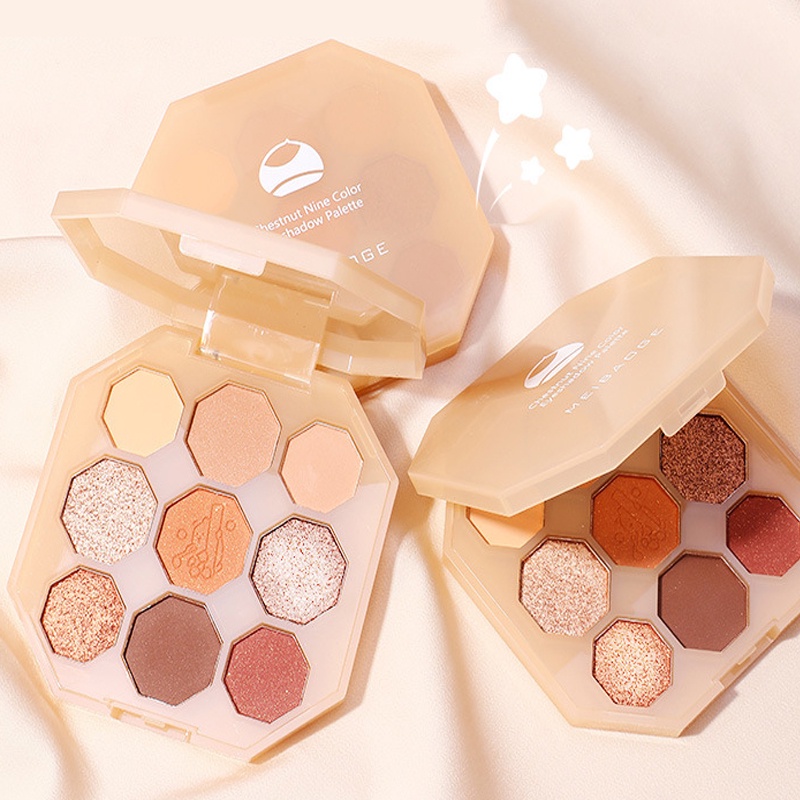 Bảng Phấn Mắt Meibaoge 9 Màu Sắc Tông Lì/Hiệu Ứng Ngọc Trai Lâu Trôi | BigBuy360 - bigbuy360.vn