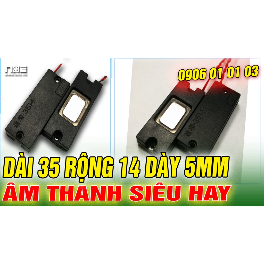 Loa độ N5,Loa độ laptop,  hình chữ nhật DÀI 35 RỘNG 14 DÀY 4MM, ÂM THANH SIÊU HAY