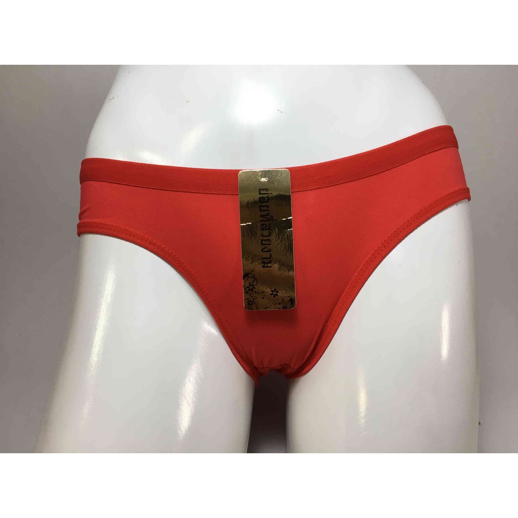 Quần lót cotton trơn lưng vừa 3021 size&lt;70kg Set 10 cái