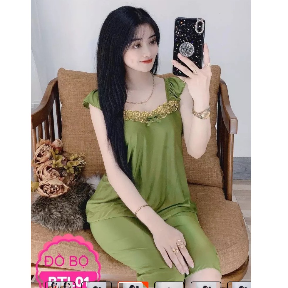 ĐỒ BỘ NGỦ THUN LẠNH LỬNG CÁNH TIÊN RFEESIZE PHỐI REN SEXY 45-60KG TÙY CHIỀU CAO | BigBuy360 - bigbuy360.vn