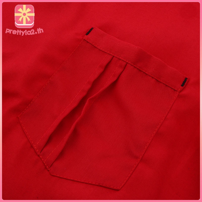 Áo khoác đầu bếp màu trắng/đen/đỏ | BigBuy360 - bigbuy360.vn