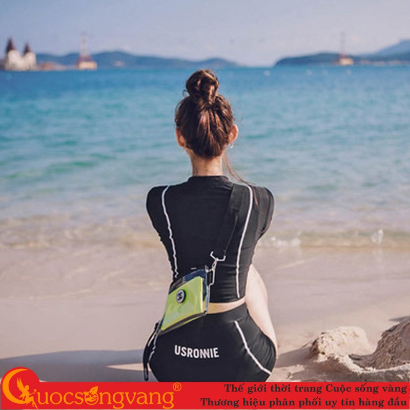 Bộ đồ bơi nữ dài tay bộ quần áo đi biển nữ chống gió GLSWIM059 Cuocsongvang