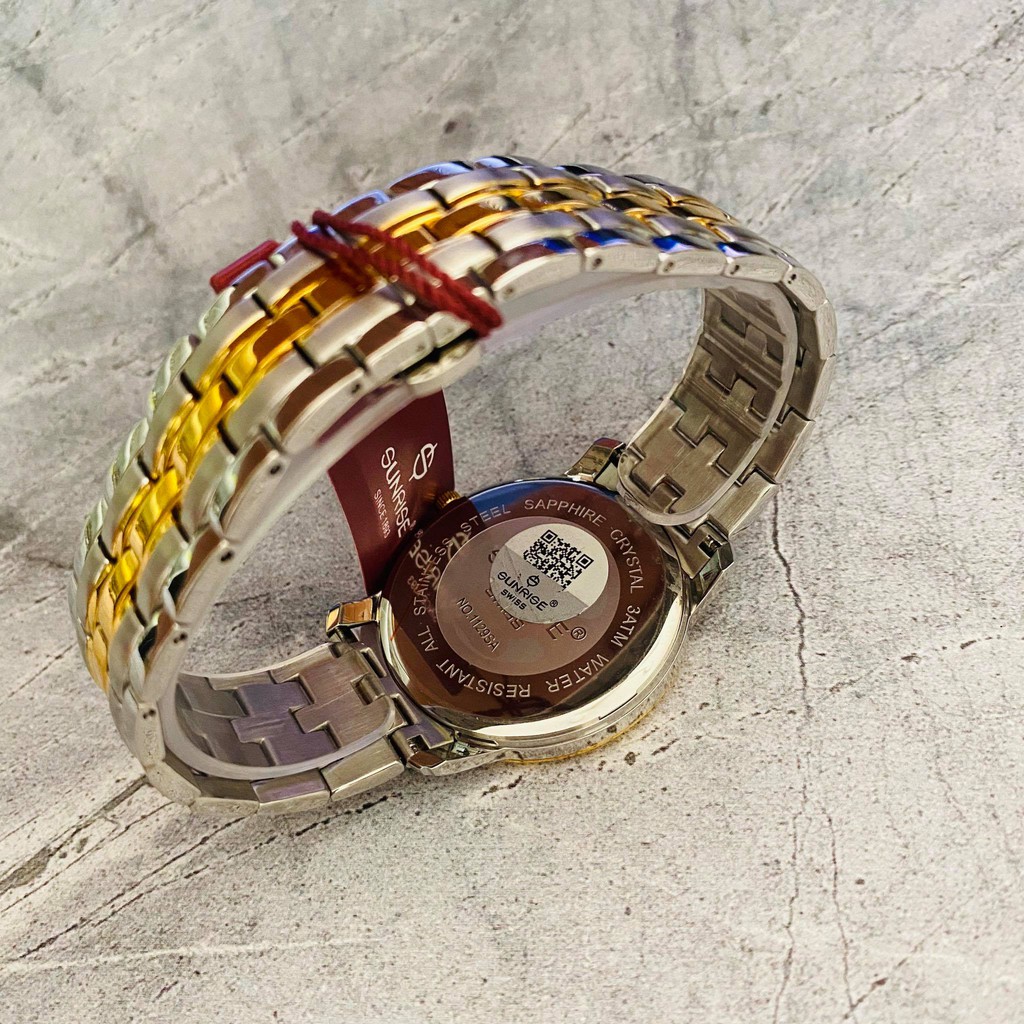 Đồng hồ Sunrise nam chính hãng Nhật Bản M1129SA.SG.D - kính saphire chống trầy - chố