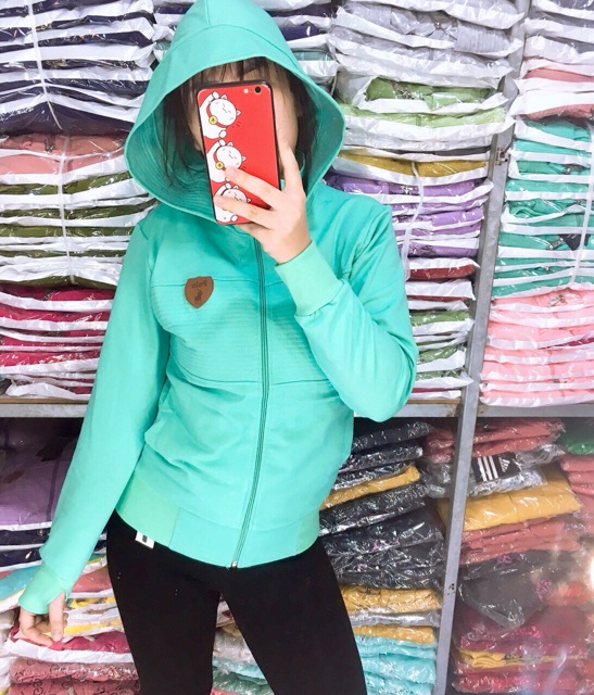 Aó khoác chống nắng nón to hình thật chụp thật