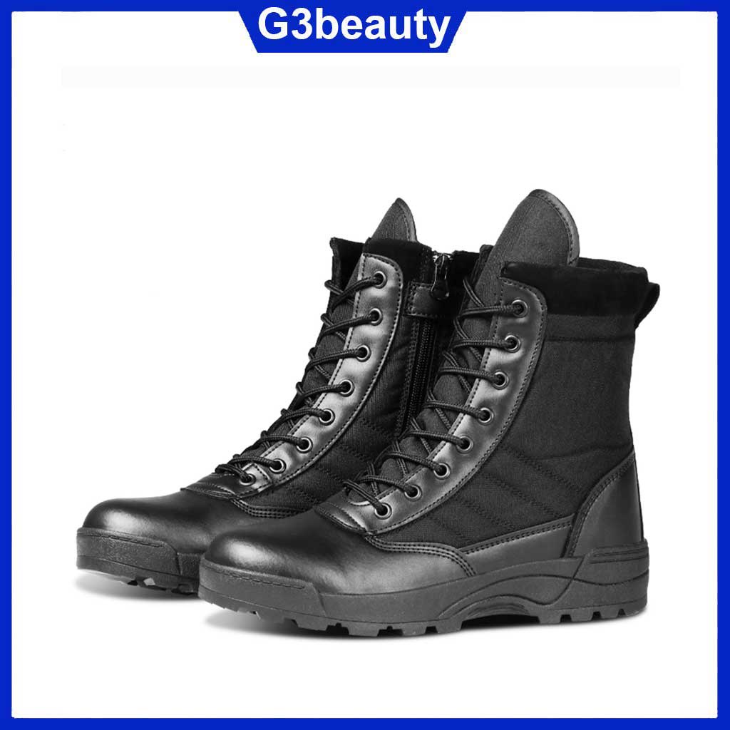 Giày Cổ Cao Nam 💯 Swat Đặc Nhiệm Cao Cấp, Phong Cách Lính, Giầy Boot Phượt, Leo Núi 🤼