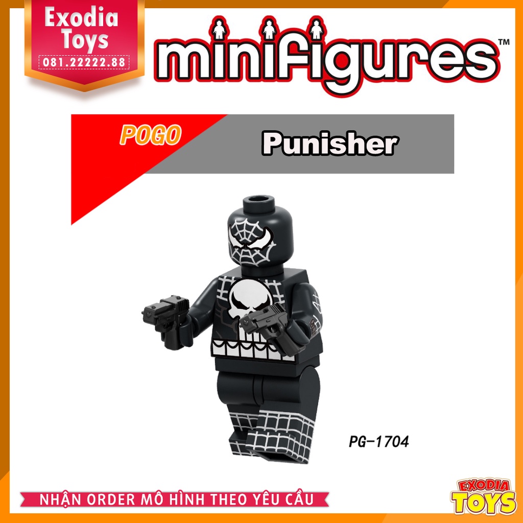 Xếp hình minifigure Siêu anh hùng vũ trụ Marvel và DC Comics - Đồ Chơi Lắp Ghép Sáng Tạo - POGO 8194