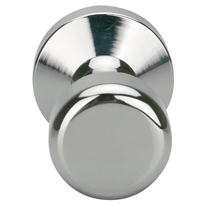 Espresso Tamper Flat Stainless Steel Chrome Plated 50mm Silver