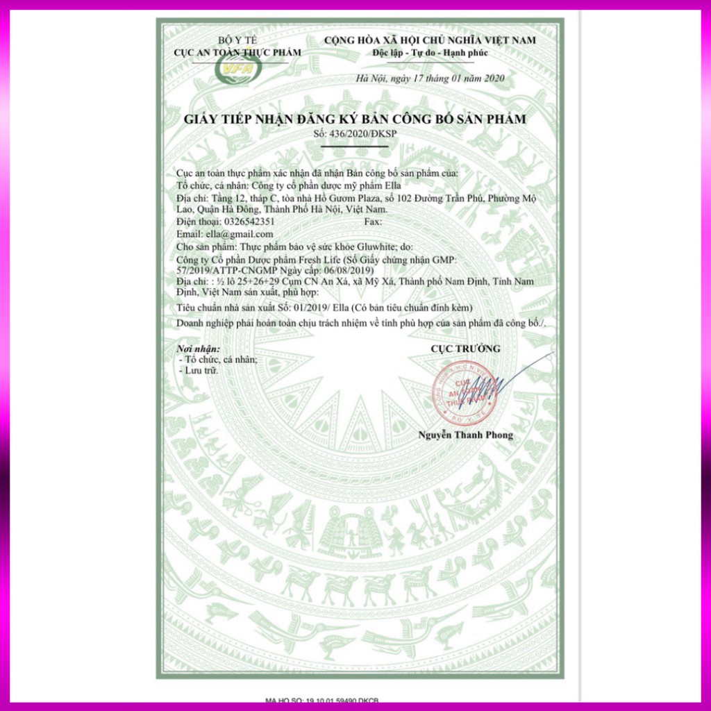 Sủi Trắng Da Gluwhite - Hỗ Trợ Làm Đẹp Da, Giảm Thâm, Mờ Nám, Bảo Vệ Da | Thế Giới Skin Care