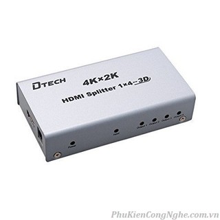 Bộ chia HDMI 1 ra 4 dtech 7144-TM shop