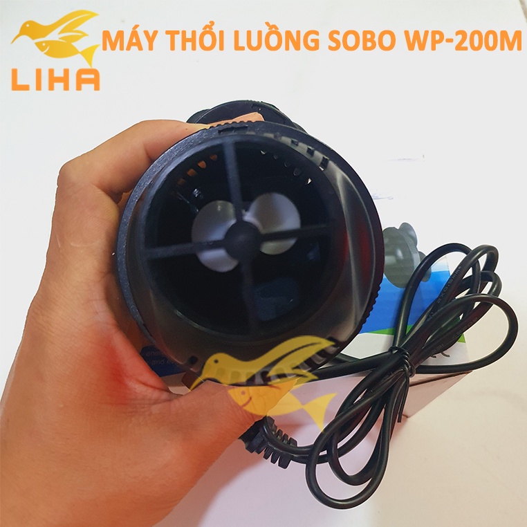Máy Thổi Luồng, Tạo Sóng Sobo WP-200M (12W-5000L/H) - Máy Tạo Sóng Cho Bể Cá