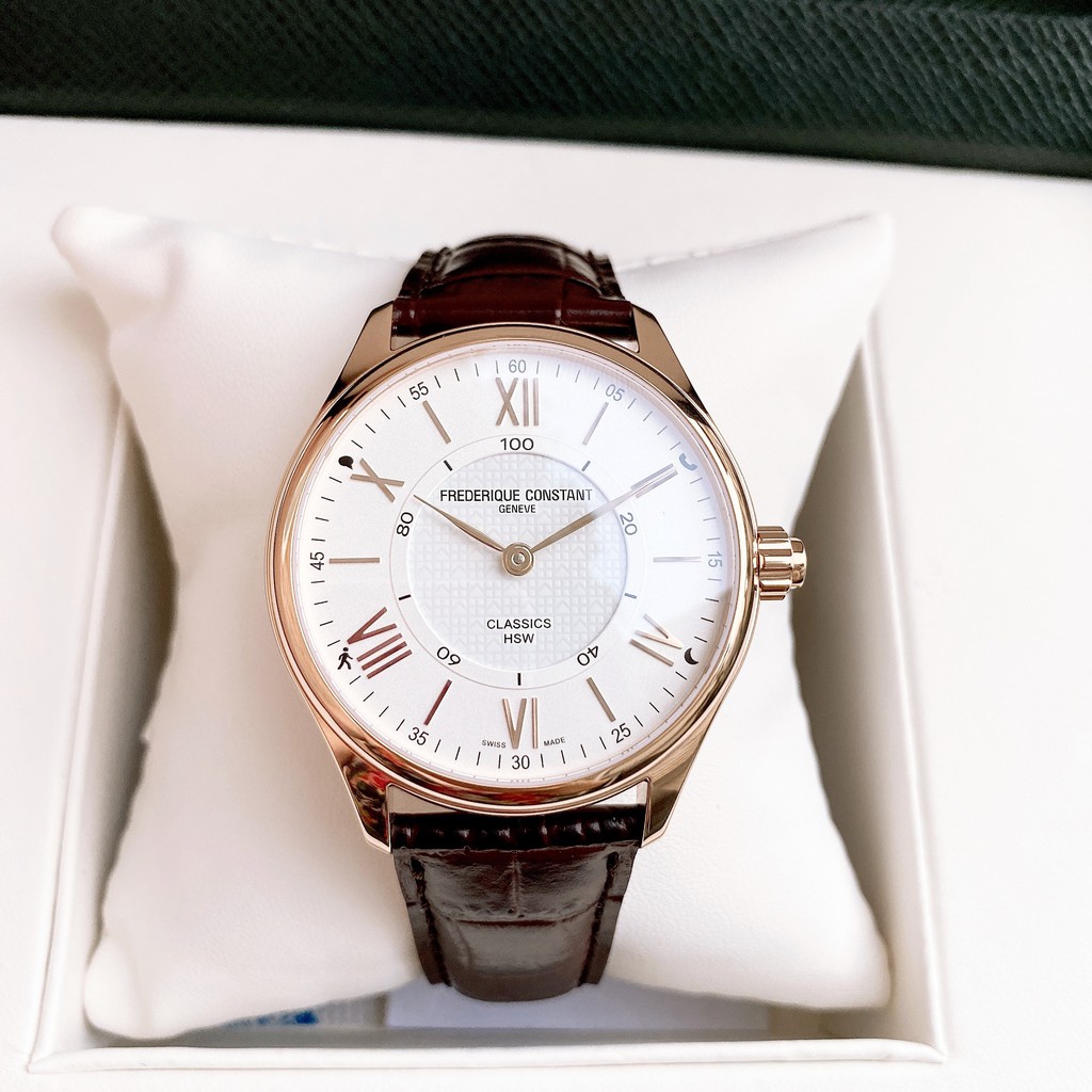 Đồng hồ nam chính hãng  FREDERIQUE CONSTANT Classics FC-282V5B4 - Máy Quartz pin Thụy Sĩ - Kính Sapphire