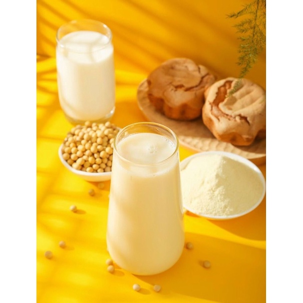 Bột Đậu Nành - Bột Đậu Đen pha sữa uống hiệu MEZHOUSHIKE gói 500g