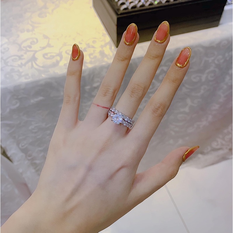 Nhẫn xi bạch kim