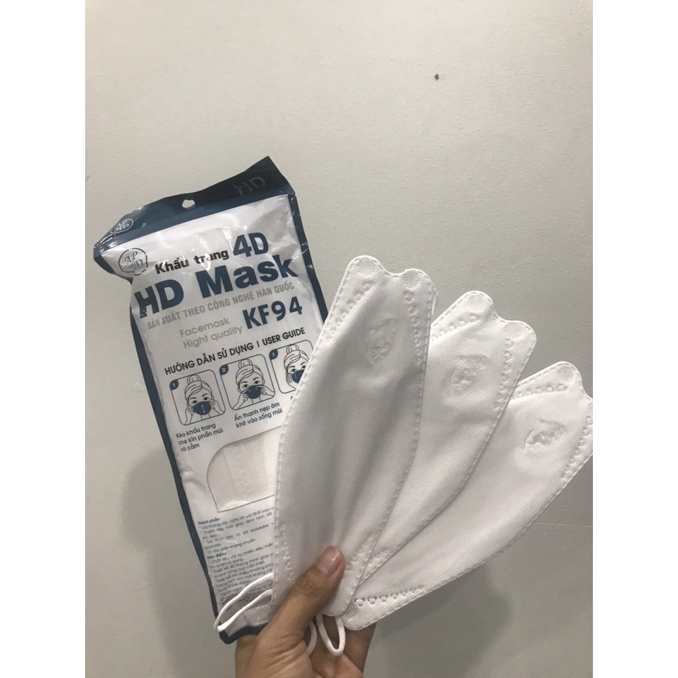 KHẨU TRANG 4D KF94 MASK AN PHONG - 1 TÚI 10 CÁI