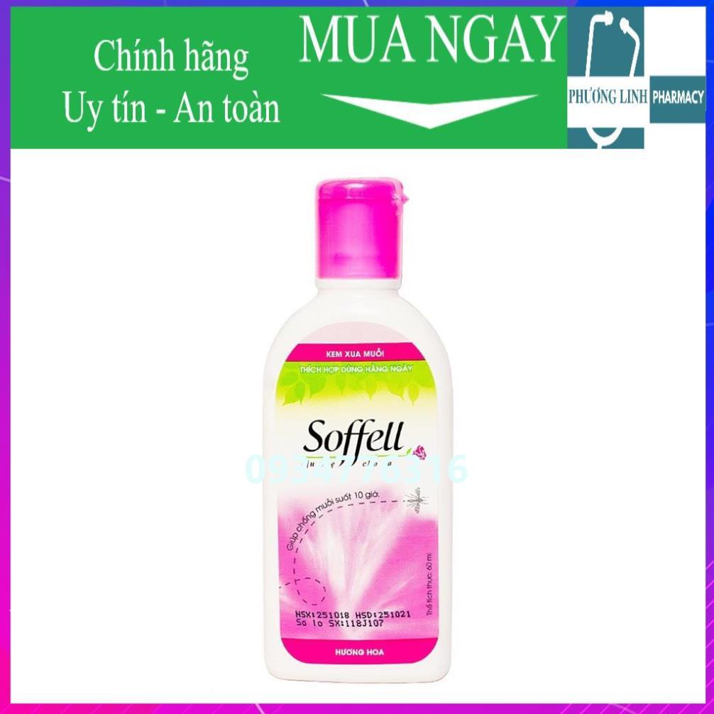✅ Kem xua muỗi  Soffell Hương Hoa 60ml