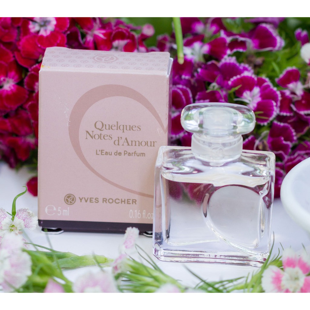 Nước Hoa Dành Cho Nữ Mini Yves Rocher Quelques Notes d'Amour L'Eau de Parfum 5ml