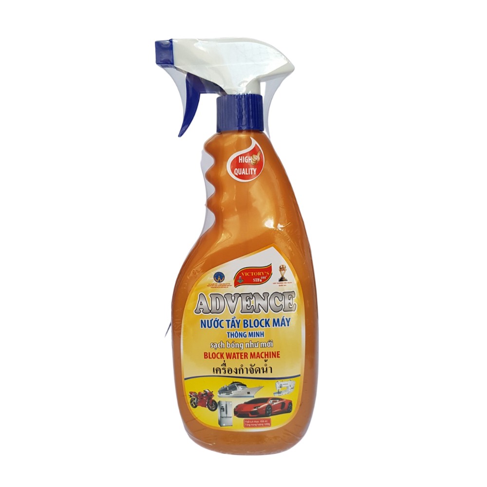 2 chai Nước tẩy Block máy đa năng vệ sinh dầu mỡ nhớt các loại vết bẩn 650ml - SHOP99K