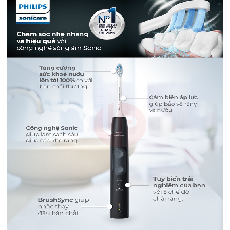 Bàn chải đánh răng Philips sonicare protectiveclean 5100 chính hãng