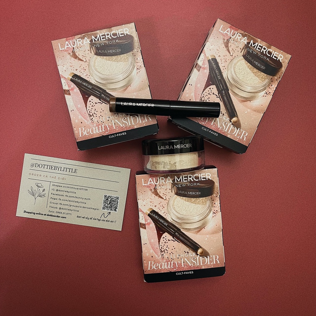 [BILL US] Set phấn phủ Laura Mercier mini Sephora