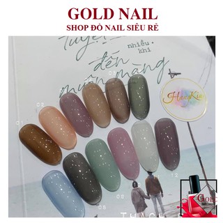 Sơn gel bobo Thạch_anh bảng 12 màu, chai 15ml ( bán lẻ )