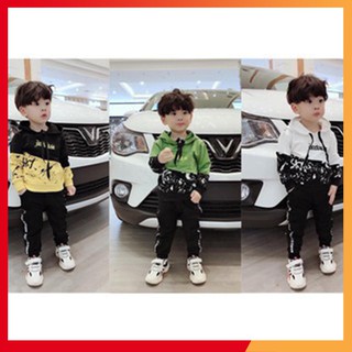 Bộ quần áo Hoodie vẩy sơn cho bé trai từ 9 đến 11kg