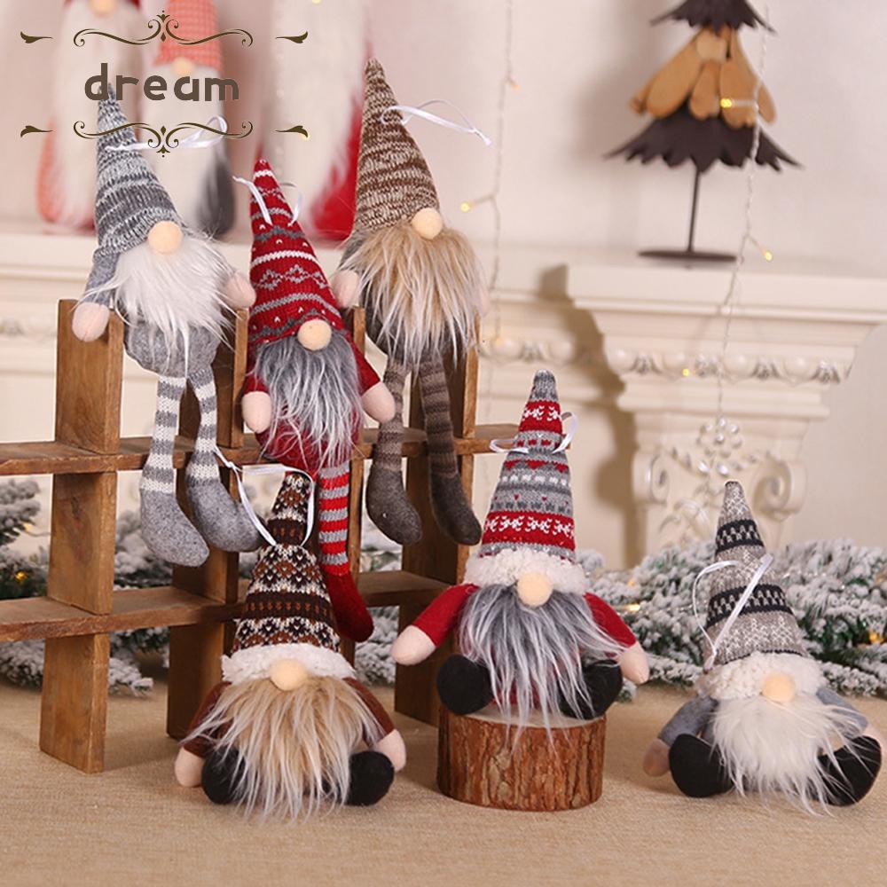 【DREAMLIFE】Christmas Doll Office Party Xmas Christmas Decorations Hanging Ornament